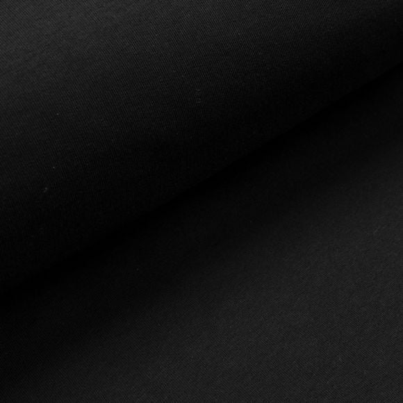 Sweat Bio-Baumwolle "Organic Basic-black" (schwarz) von mind the MAKER