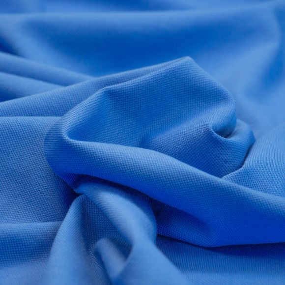 Jersey de coton piqué "Istanbul" (bleu roi) de Swafing