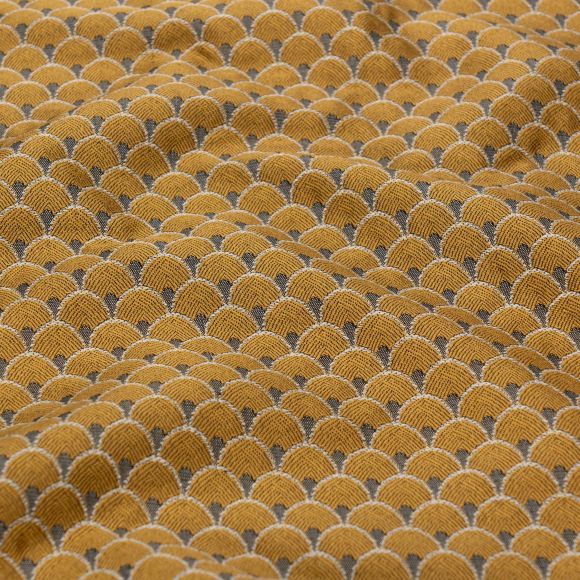 Jacquard Luxe "Scale" (ocker-gold)