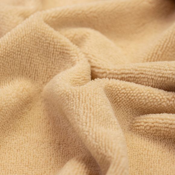 Tissu éponge bambou/coton - uni "Wellness" (jaune pâle)