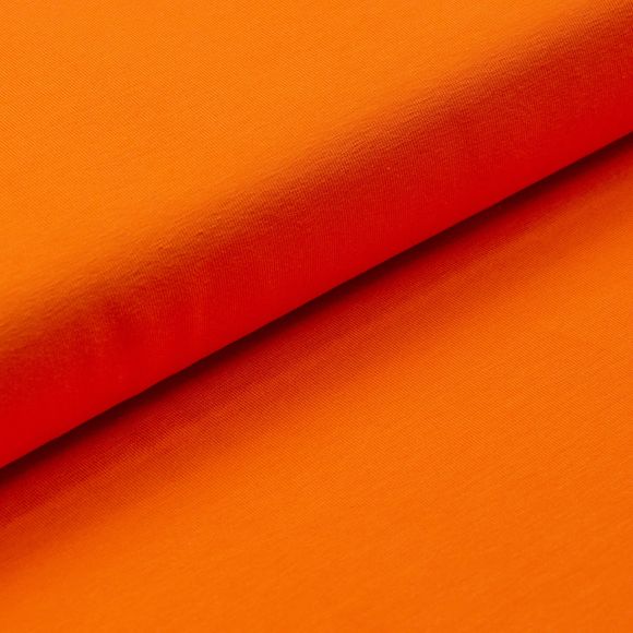 Jersey coton - uni "Leo & Lucie" (orange)