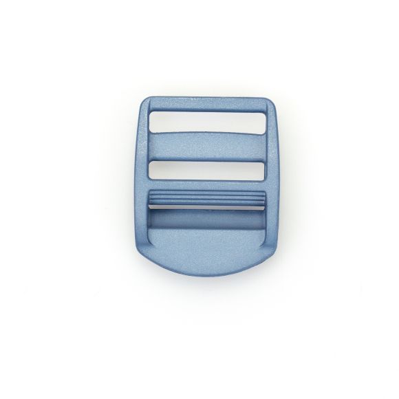 Anneau rectangulaire (passant) plastique "Rob" (bleu gris)
