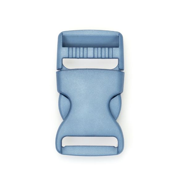 Fermoir - boucle à ouverture rapide en plastique "Rob" (bleu gris) / Sperrartikel