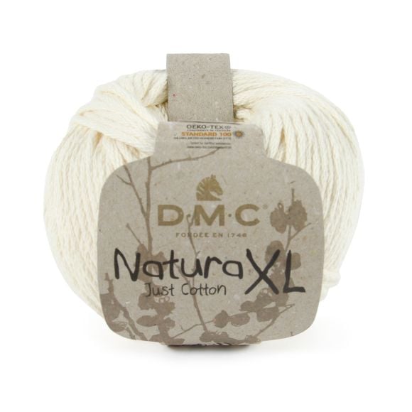 DMC Fil en coton "Natura XL" (03/blanc cassé)