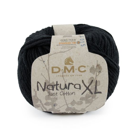 DMC Fil en coton "Natura XL" (02/noir)