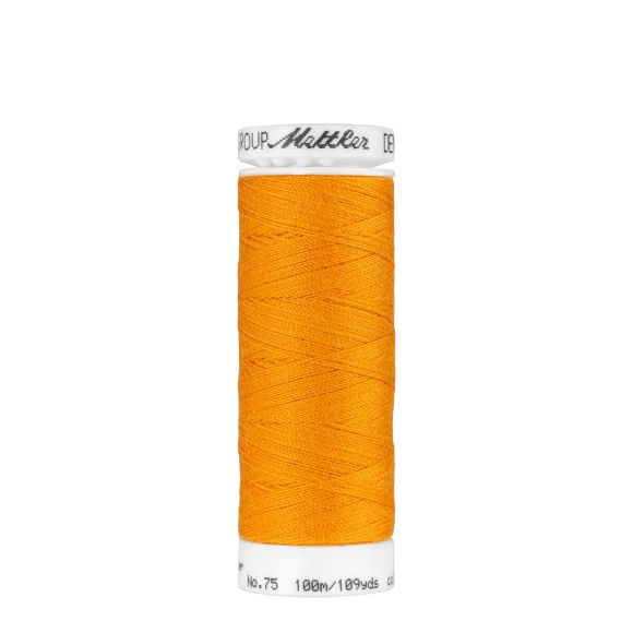 Mettler Näh- und Stickgarn "Denim Doc®" - Spule à 100 m (col. 0122/orange)