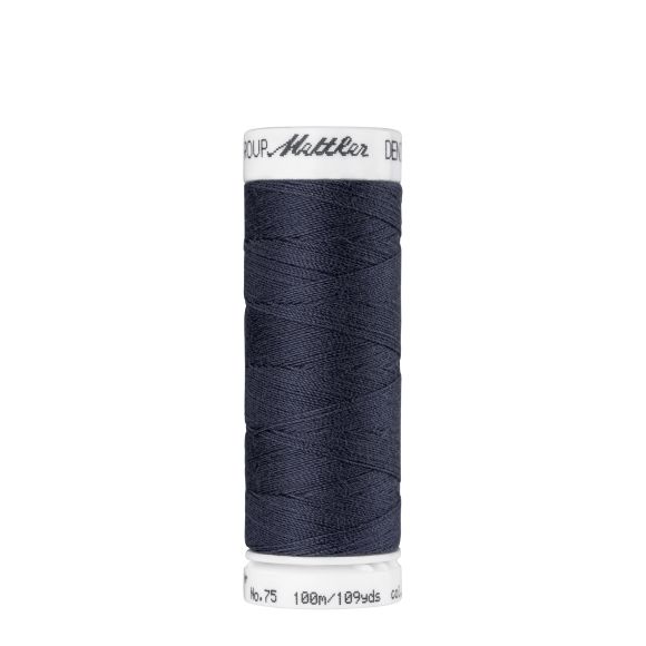 Mettler fil de couture et broderie "Denim Doc®" - bobine de 100 m (2675/bleu gris)