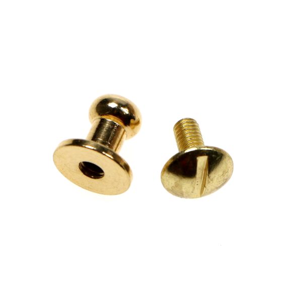 RIVETS TUBULAIRES LAITON POUR TISSU ÉPAISSEUR 4-6 MM