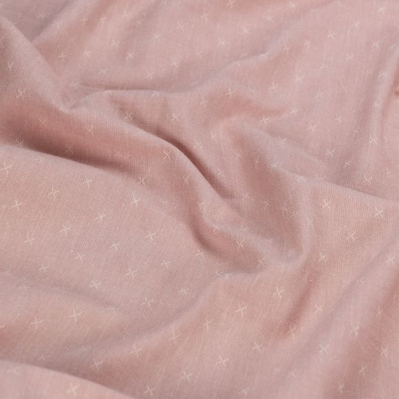 Baumwolle "Sprout Wovens - Rose Clay" (helllachs) von Fableism