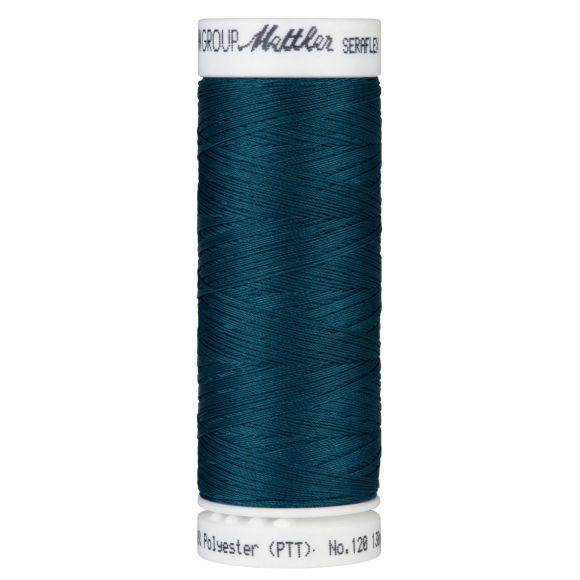 Mettler fil à coudre - extensible "Seraflex" - bobine à 130 m (0485/tartan blue)