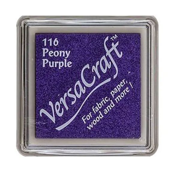 Tampon encreur - petit "VersaCraft" pour textiles (116/peony purple) de Tsukineko