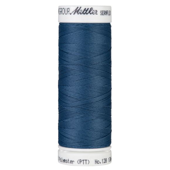 Mettler fil à coudre - extensible "Seraflex" - bobine à 130 m (0698/blue agate)