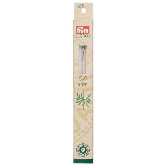 PRYM Crochet en bambou - 3.50 mm, 15 cm (brun clair) 197603