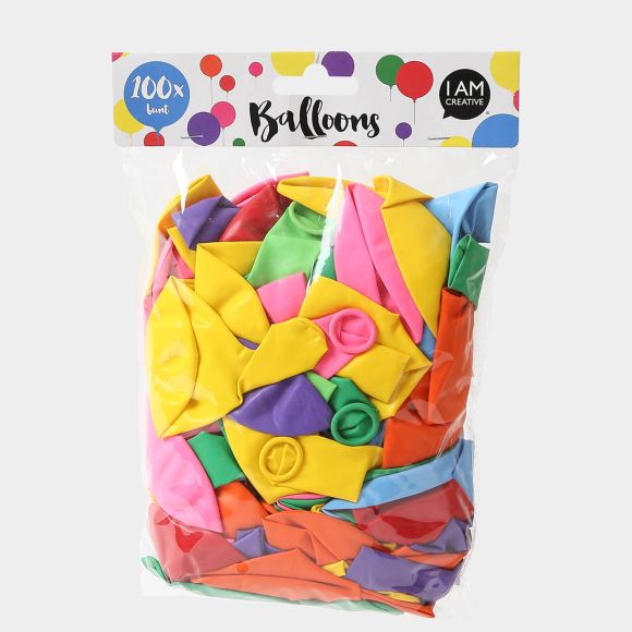 Luftballons "Partymix" - Pack à 100 Stk. (bunt)