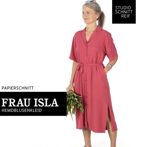 Patron de couture - Robe femme "Frau Isla" (XS-XL) de STUDIO SCHNITTREIF (allemand)