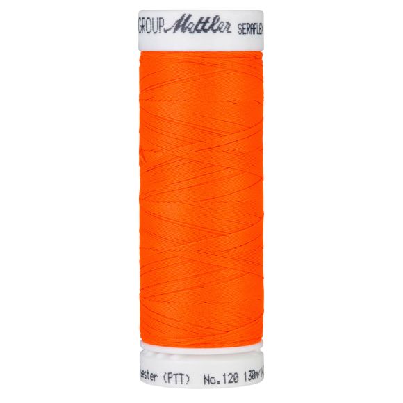 Mettler fil à coudre - extensible "Seraflex" - bobine à 130 m (1428/vivid orange)