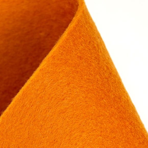 Feutre de bricolage 2 mm - morceau de 30.5 x 30.5 cm (orange)