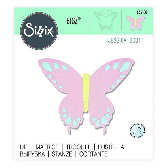 Stanzschablone BigZ "Willow Butterfly/Schmetterling" (Sizzix 665100)