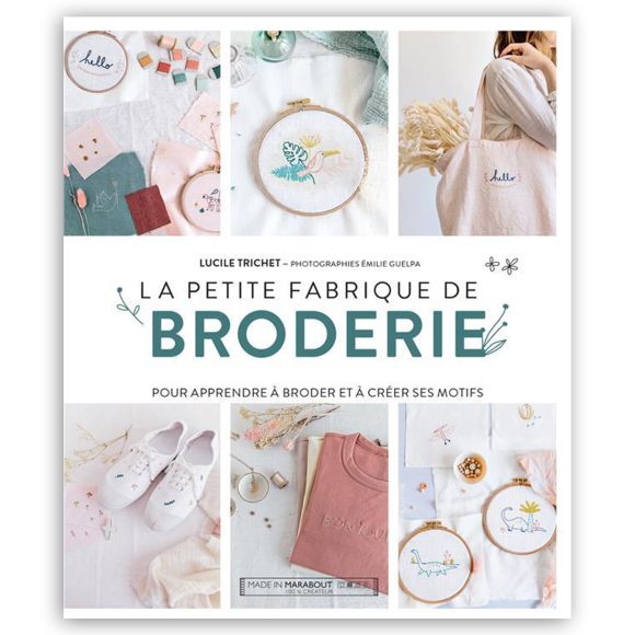 Buch - "La petite fabrique de broderie"  von Lucile Trichet (französisch)