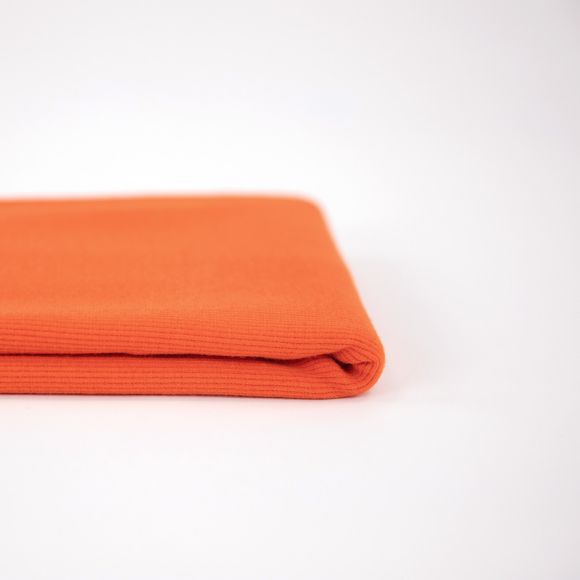 Bündchenstoff gerippt "uni - puffin's bill red" (terracotta) von See You At Six