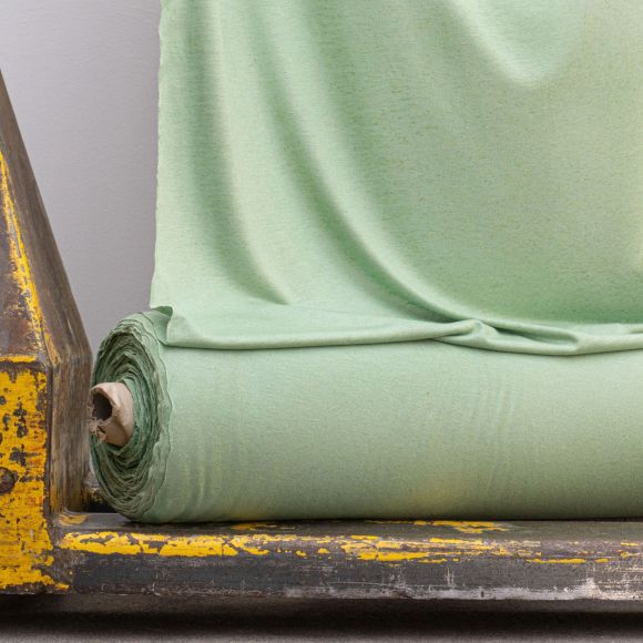 1.3 m Coupon // Jersey Modal/Leinen/Hanf (matcha) von FREITAG®