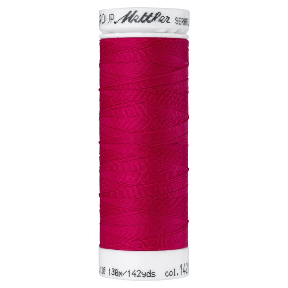 Mettler fil à coudre - extensible "Seraflex" - bobine à 130 m (1421/fuschia)