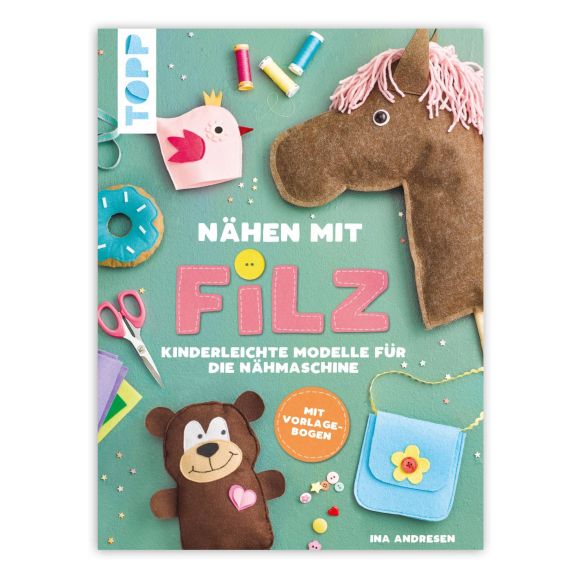 Livre - "Nähen mit Filz" de Ina Andresen (en allemand)