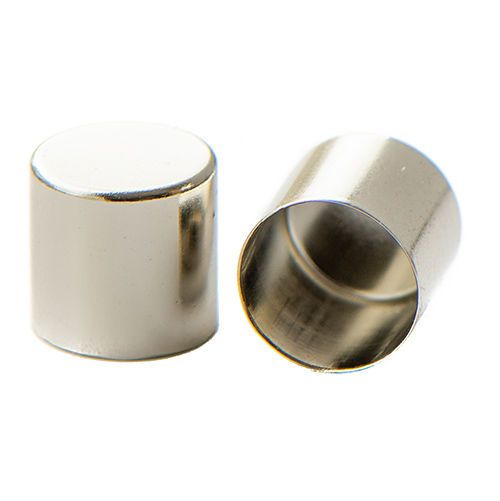 Endkappe "Metall" - 10 mm (silber)
