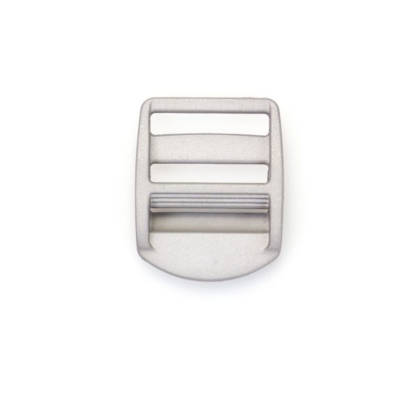 Anneau rectangulaire (passant) plastique "Rob" (gris)