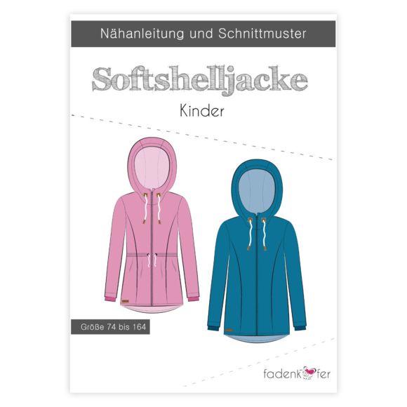 Patron - Veste softshell pour enfants (74-164) de fadenkäfer (en allemand)