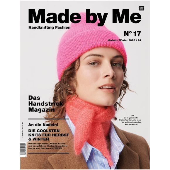 Magazine "Made by Me - Handknitting n° 17" de Rico Design (allemand/français)