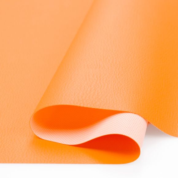 Similicuir d'ameublement/décoration "Nappa Basic" (orange clair)