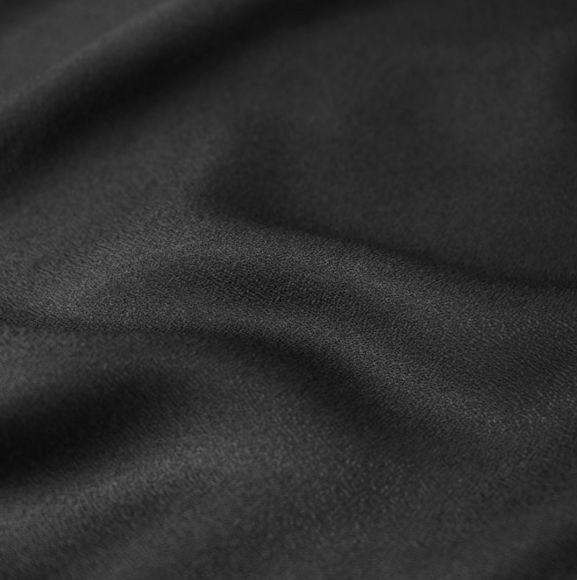 Crêpe viscose Ecovero "Uni - black" (noir) de ATELIER BRUNETTE