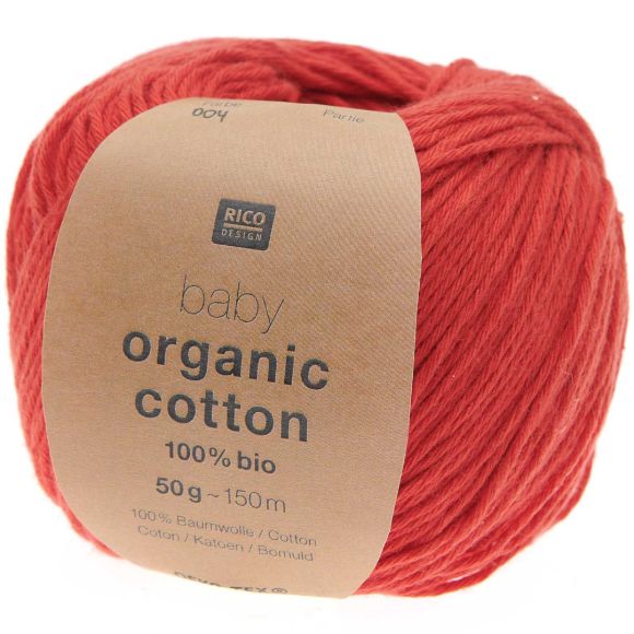 Laine bio - Rico Baby Organic Cotton (framboise)