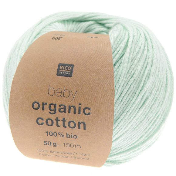 Laine bio - Rico Baby Organic Cotton (menthe)