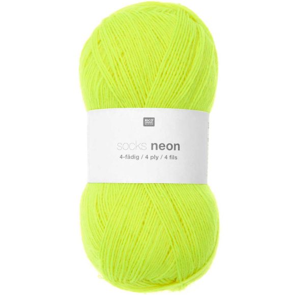 Sockenwolle - Rico Socks Neon (gelb)