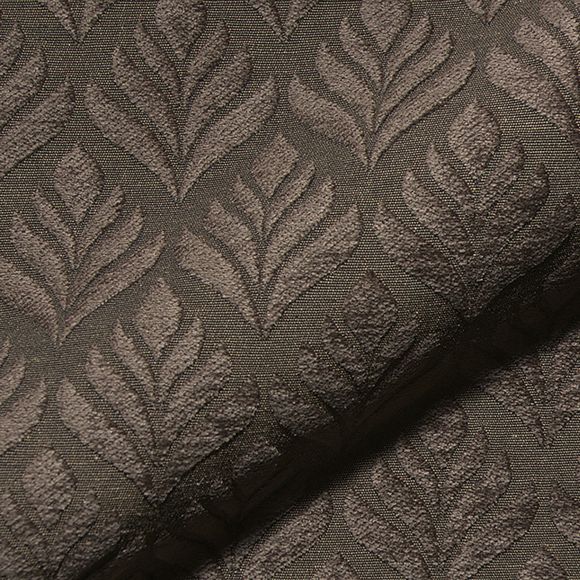 Tissu de décoration jacquard "Velours/chenille Lotus" (taupe)