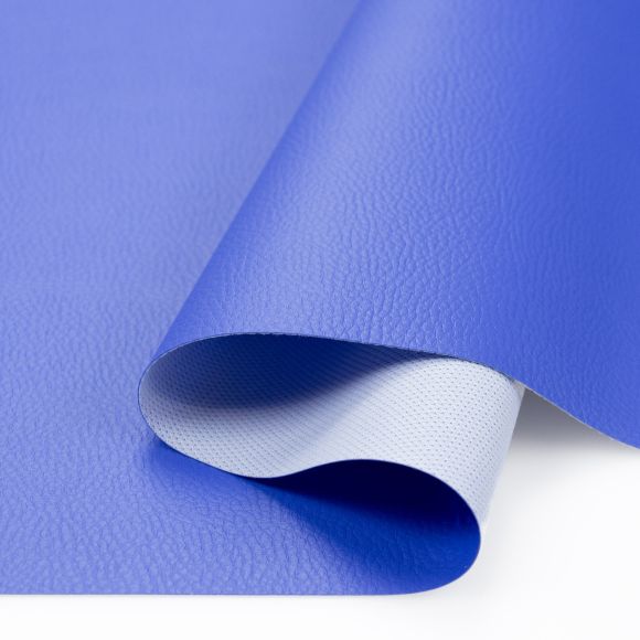 Similicuir d'ameublement/décoration "Nappa Basic" (bleu cobalt)