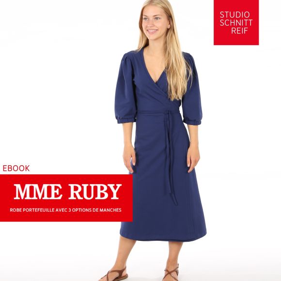 Tuto & patron PDF - Robe pour femme "Frau Ruby" (XS-XL) de STUDIO SCHNITTREIF (français)