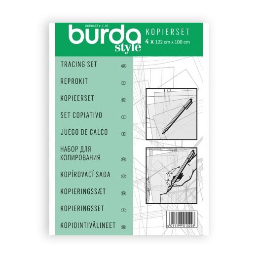 Schnittmuster Kopierset "burda style" mit Stift (transparent)