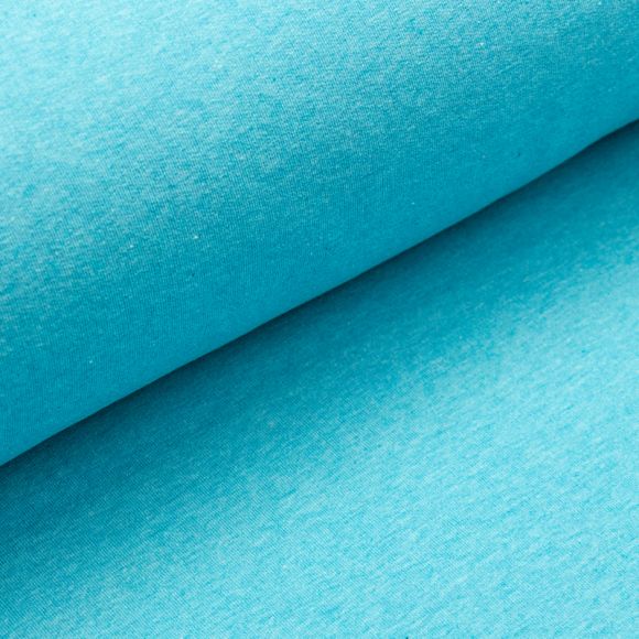 Sweat coton "Eike" (turquoise chiné) de SWAFING