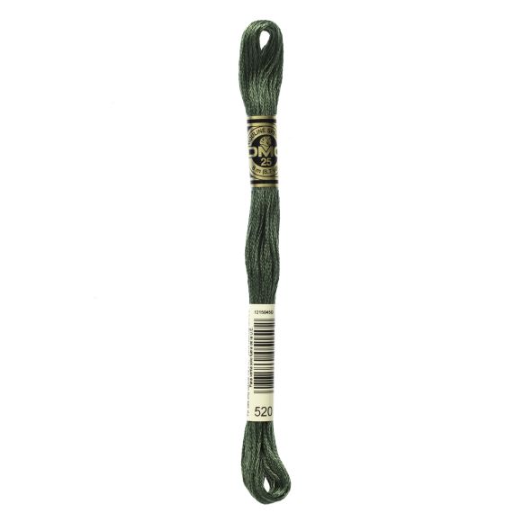 DMC Fil à broder "Mouliné Spécial®" écheveau de 8 m - à 6 brins (520/vert)