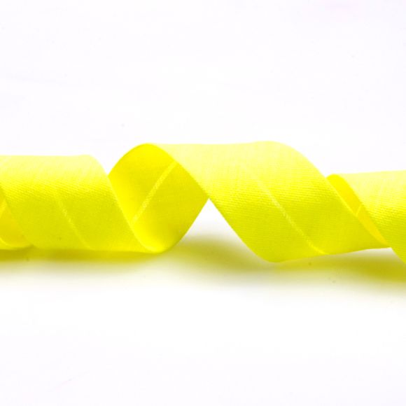 Biais "Neon" 20 mm (jaune fluo)