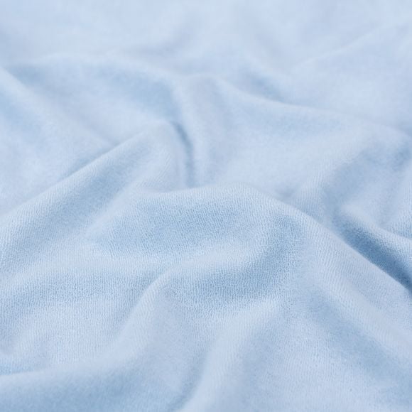 Strickfrottee Baumwolle "Stretch - Fibre Mood" (babyblau)
