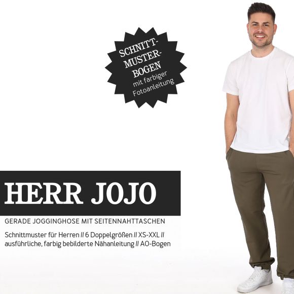 Schnittmuster - Herren Jogginghose "Herr Jojo" (Gr. XS-XXL) von STUDIO SCHNITTREIF