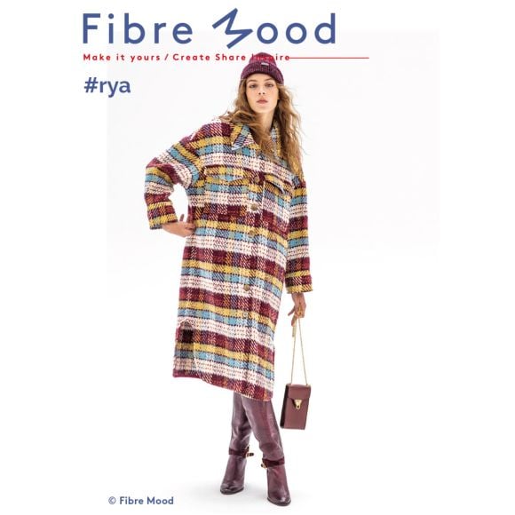 Patron - Veste/manteau pour femmes "Rya" (XS-XXXL) de Fibre Mood