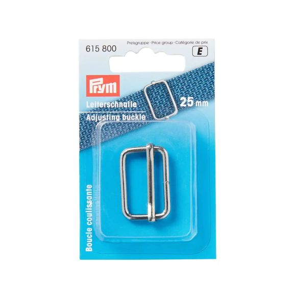 PRYM - Boucle de réglage "Métal" 25 mm (argenté) 615800