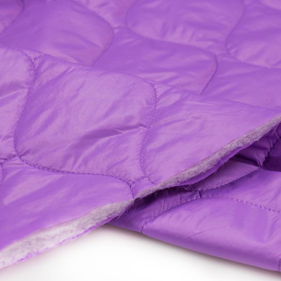 Tissu matelassé "Vague" (lilas)