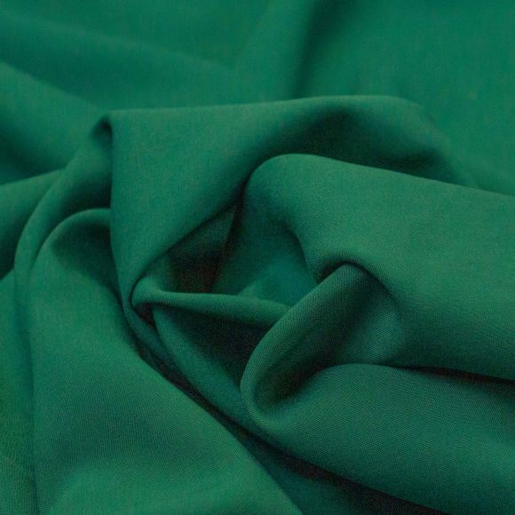 Popeline de viscose "Uni" (vert foncé)