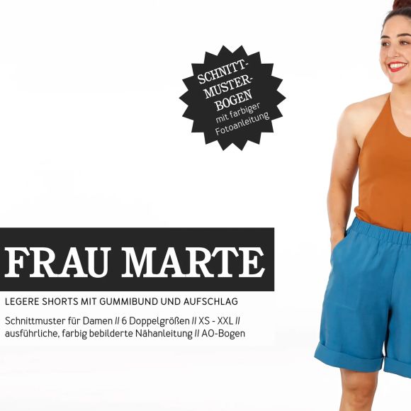 Schnittmuster - Damen Shorts "Frau Marte" (Gr. XS-XXL) von STUDIO SCHNITTREIF